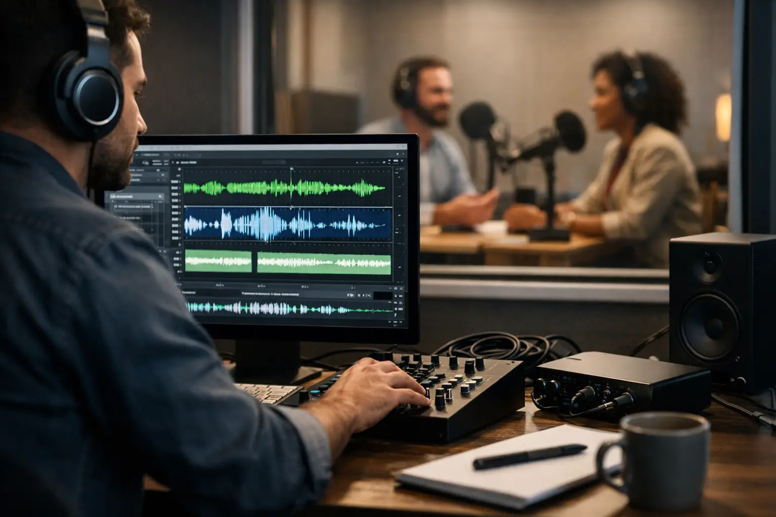 Edición de podcast profesional: qué cambia