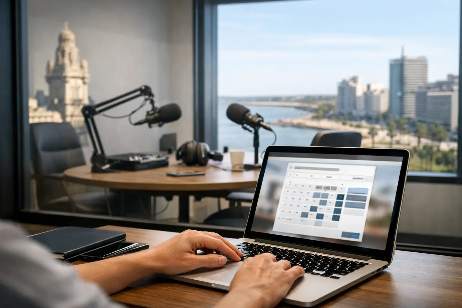 Cómo reservar un estudio de podcast en Montevideo