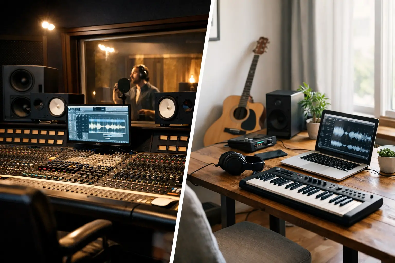 Estudio profesional o home studio: ¿cuál elegir?
