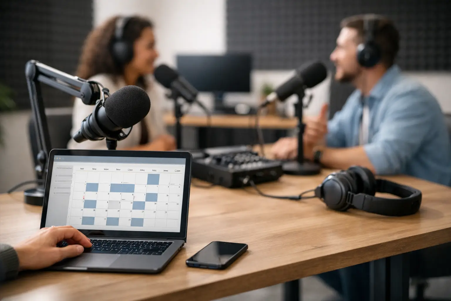 Reserva estudio de grabación podcast fácil