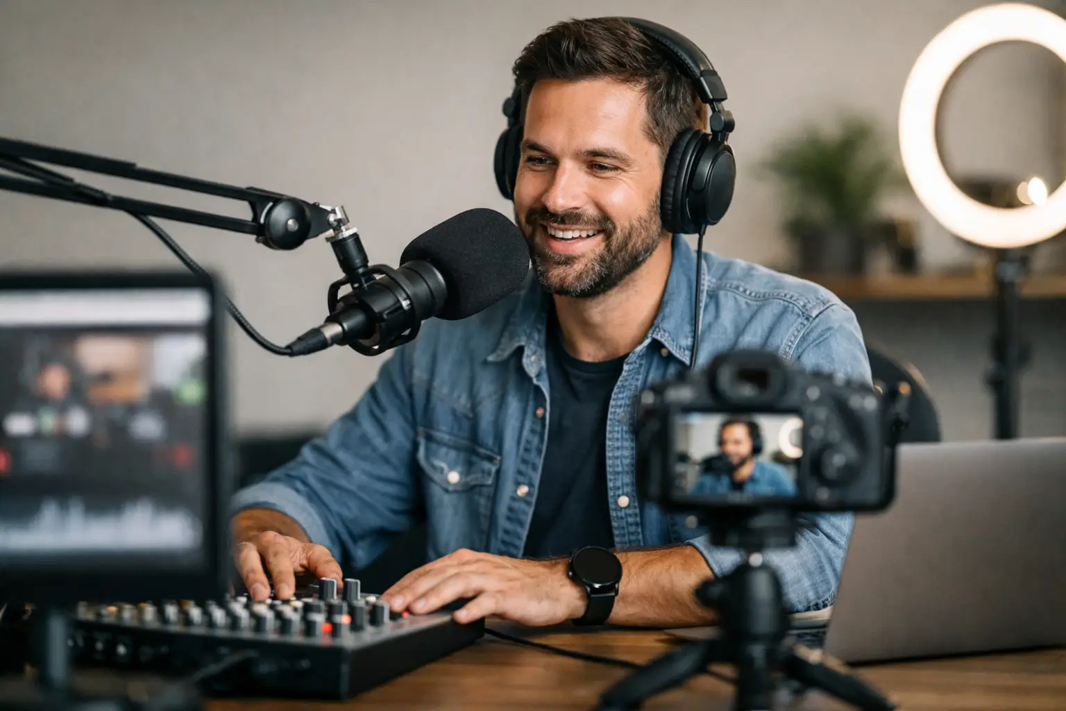 Cómo transmitir podcast en directo sin fallas